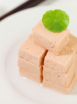 粉色豆腐的做法